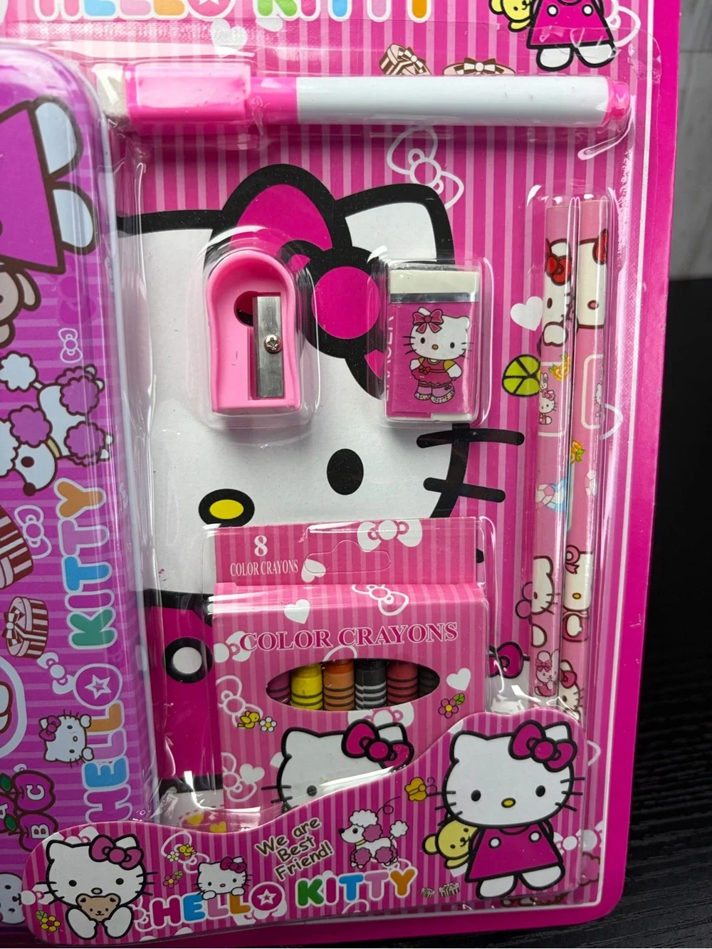 2 Hello Kitty Hot Pink Stationery Gift Sets